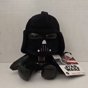 Star Wars 2010 x Mattel x Disney Black Darth Vader Plush NWT 8"x6"x4"